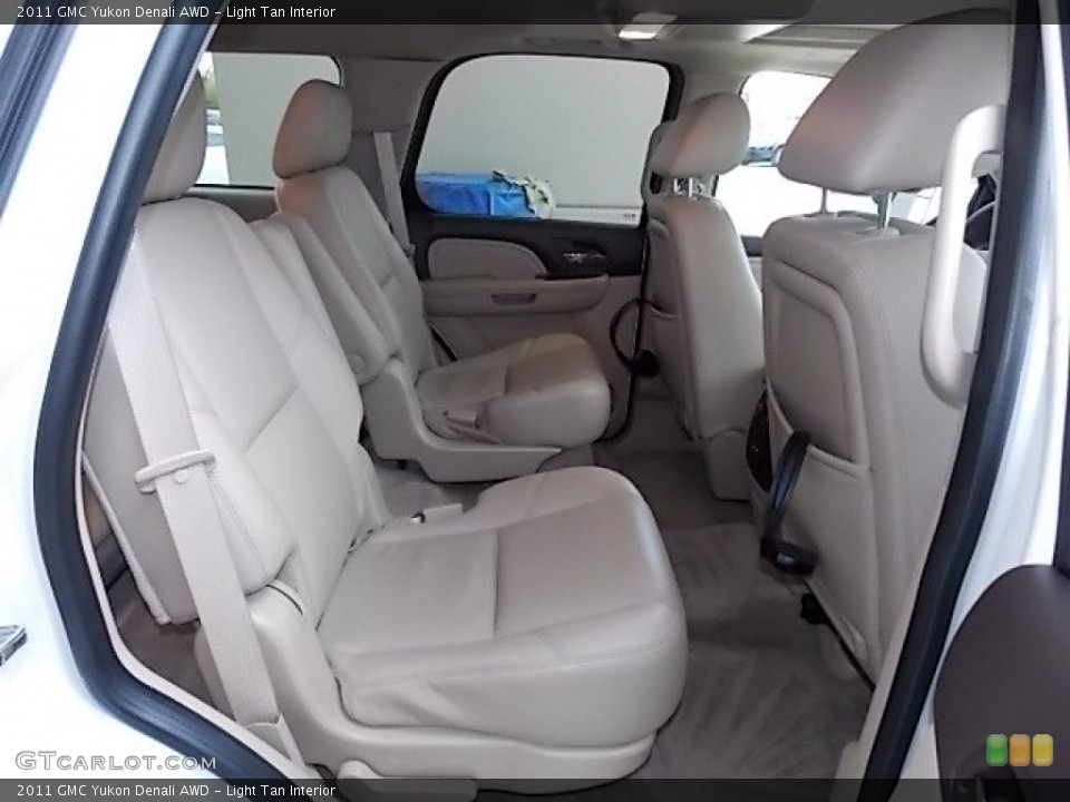 Light Tan Interior Rear Seat for the 2011 GMC Yukon Denali AWD #88195824