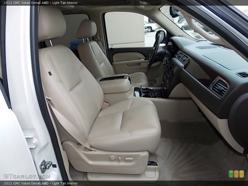 Light Tan Interior Front Seat for the 2011 GMC Yukon Denali AWD #88195848