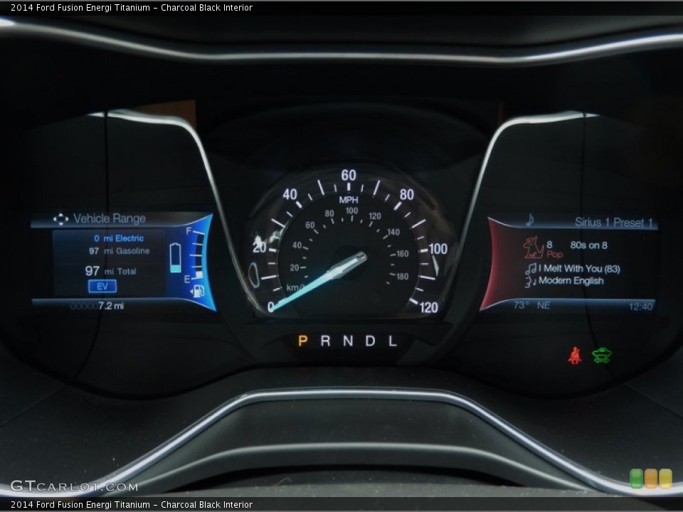 Charcoal Black Interior Gauges for the 2014 Ford Fusion Energi Titanium #88196298