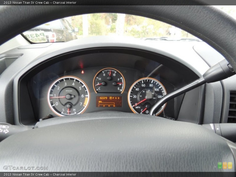 Charcoal Interior Gauges for the 2013 Nissan Titan SV Crew Cab #88196940