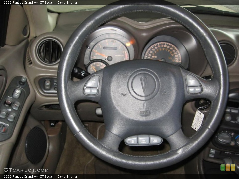 Camel Interior Steering Wheel for the 1999 Pontiac Grand Am GT Sedan #88199931