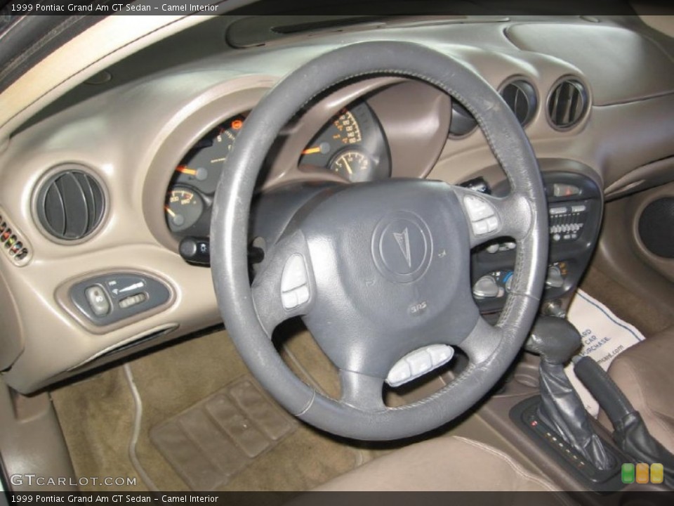 Camel Interior Steering Wheel for the 1999 Pontiac Grand Am GT Sedan #88199979
