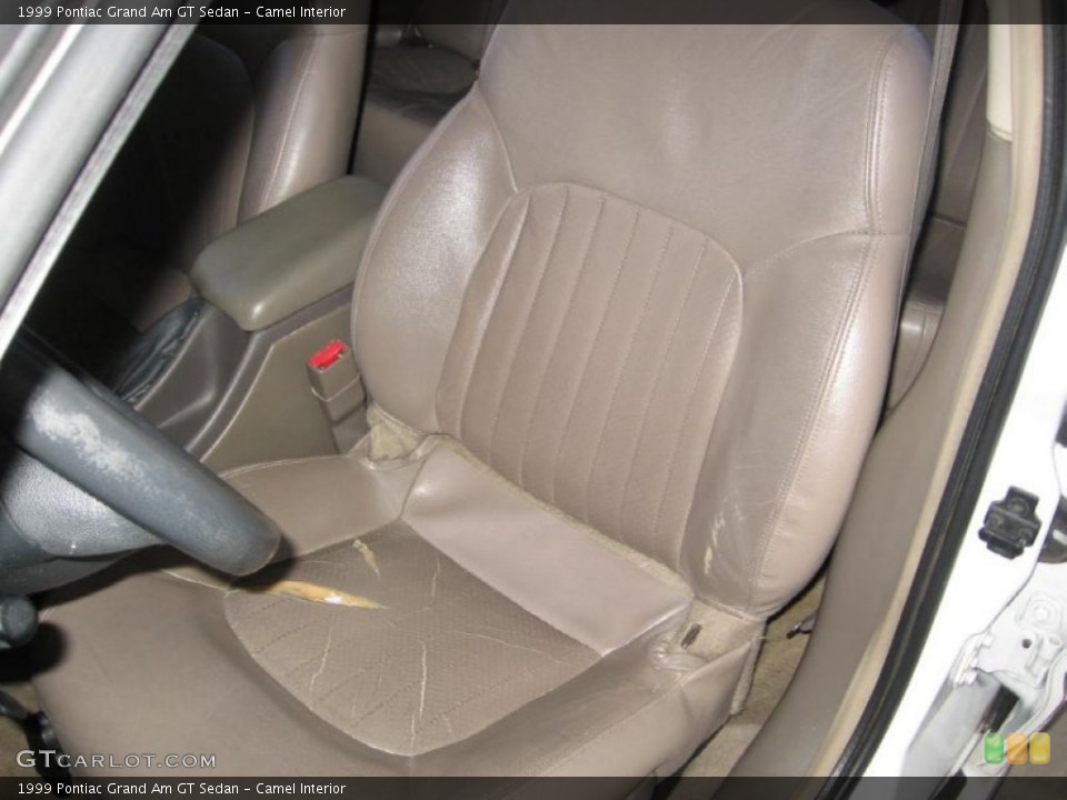 Camel Interior Front Seat for the 1999 Pontiac Grand Am GT Sedan #88200018