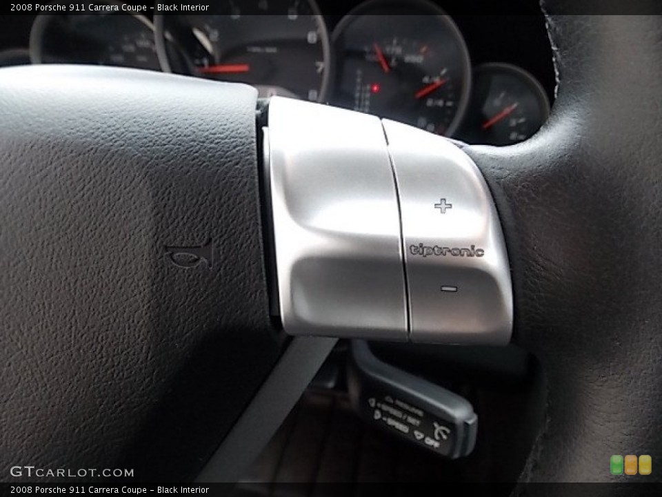 Black Interior Controls for the 2008 Porsche 911 Carrera Coupe #88200441