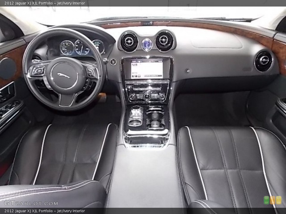 Jet/Ivory Interior Dashboard for the 2012 Jaguar XJ XJL Portfolio #88205013