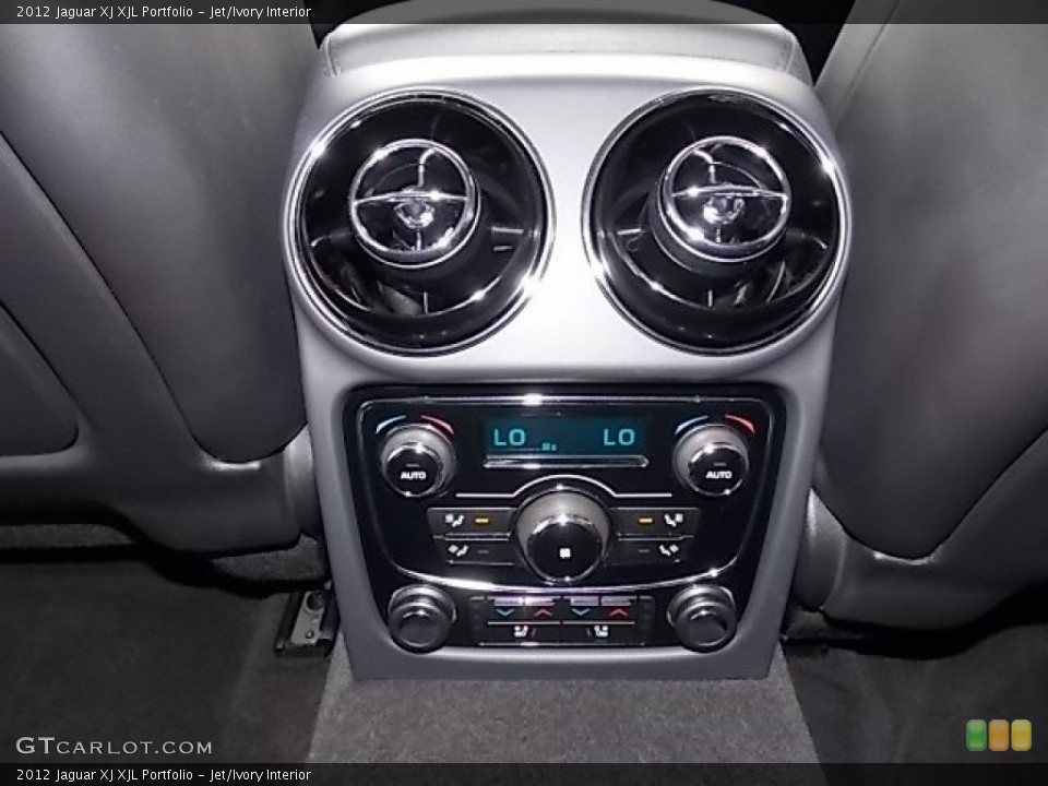 Jet/Ivory Interior Controls for the 2012 Jaguar XJ XJL Portfolio #88205304