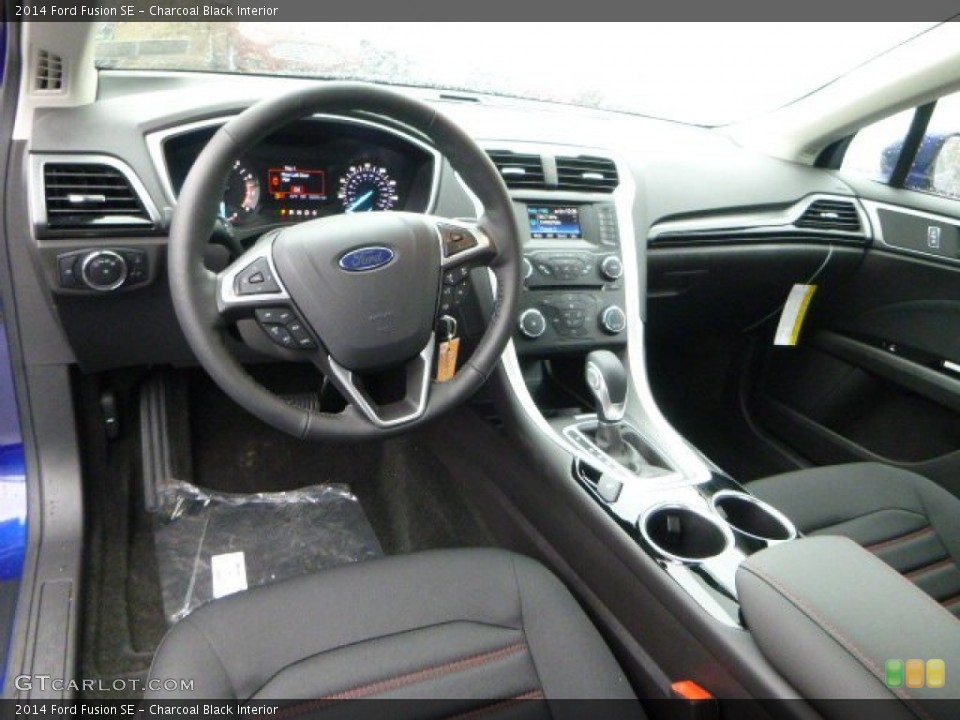 Charcoal Black Interior Prime Interior for the 2014 Ford Fusion SE #88209048