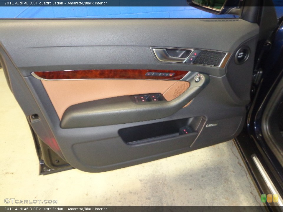 Amaretto/Black Interior Door Panel for the 2011 Audi A6 3.0T quattro Sedan #88210104