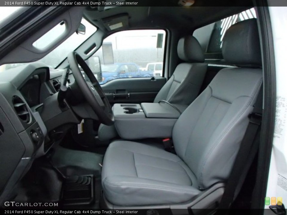 Steel Interior Front Seat for the 2014 Ford F450 Super Duty XL Regular Cab 4x4 Dump Truck #88210162