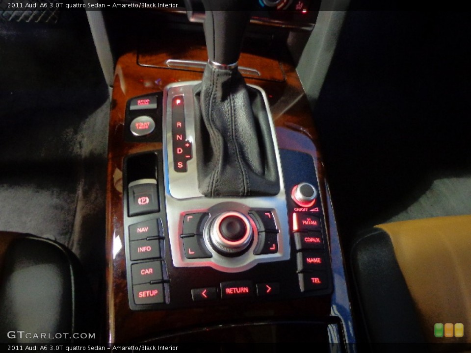 Amaretto/Black Interior Transmission for the 2011 Audi A6 3.0T quattro Sedan #88210215