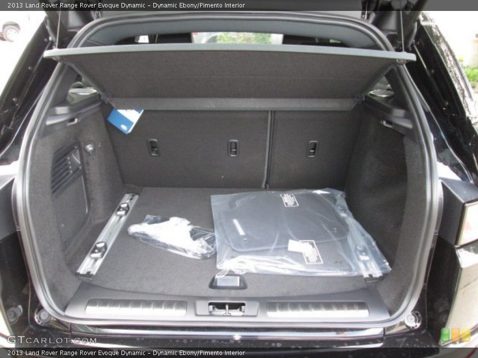 Dynamic Ebony/Pimento Interior Trunk for the 2013 Land Rover Range Rover Evoque Dynamic #88211397