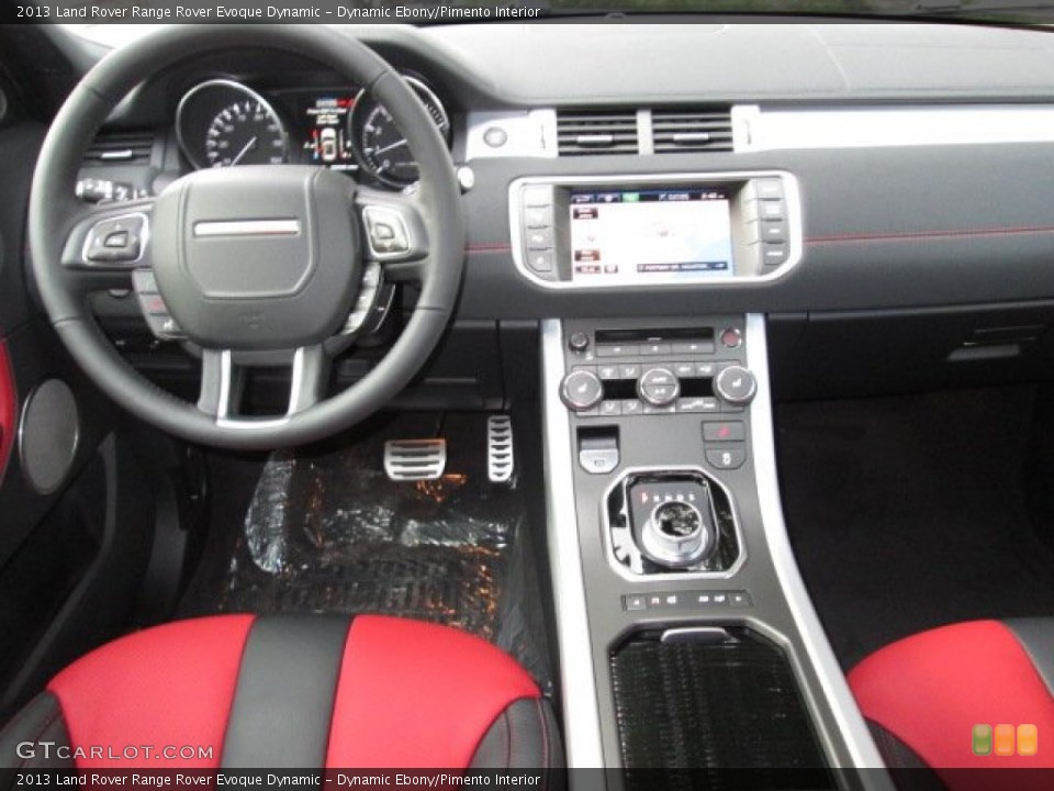 Dynamic Ebony/Pimento Interior Dashboard for the 2013 Land Rover Range Rover Evoque Dynamic #88211520