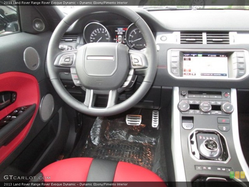 Dynamic Ebony/Pimento Interior Dashboard for the 2013 Land Rover Range Rover Evoque Dynamic #88211545