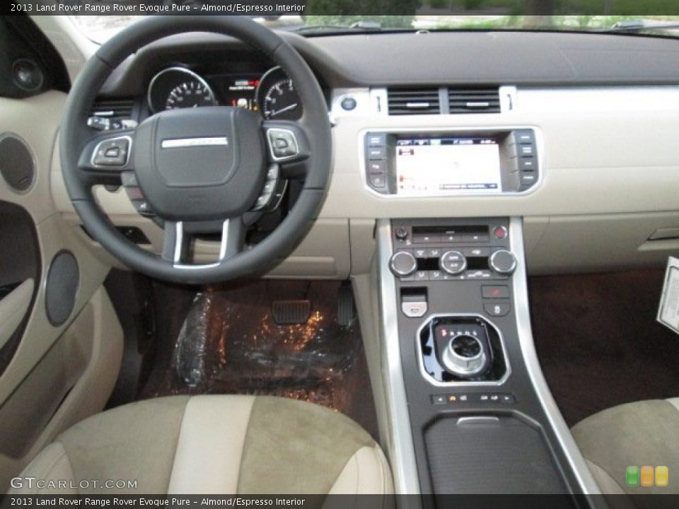 Almond/Espresso Interior Dashboard for the 2013 Land Rover Range Rover Evoque Pure #88212534