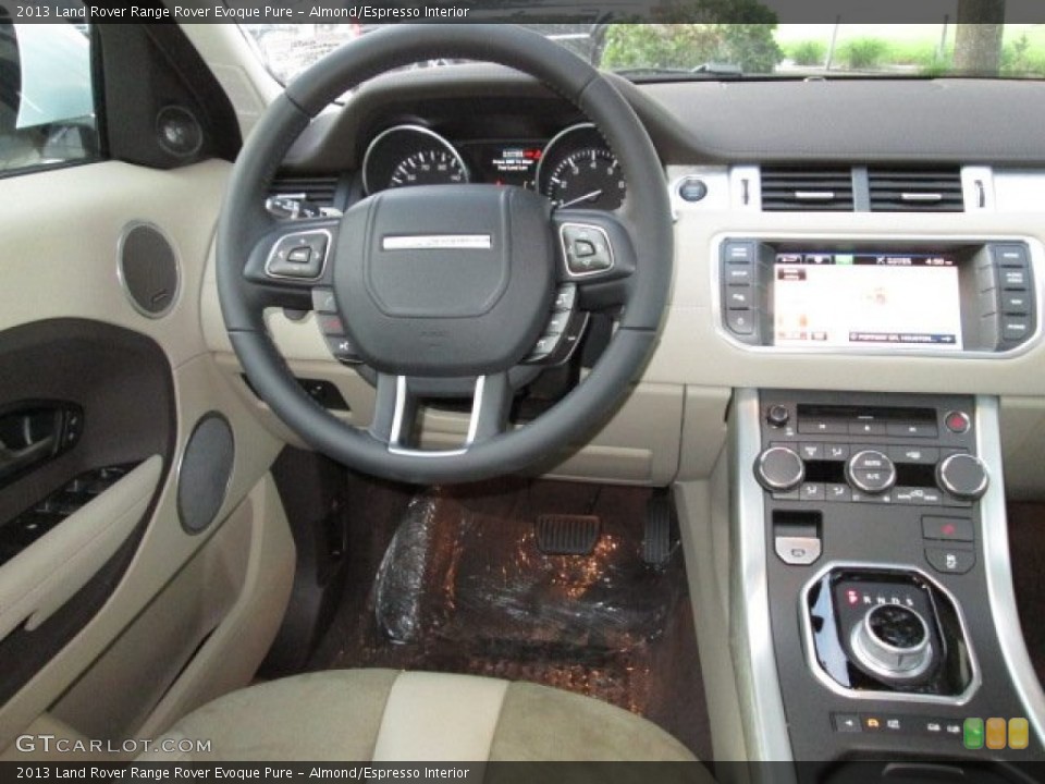 Almond/Espresso Interior Dashboard for the 2013 Land Rover Range Rover Evoque Pure #88212555