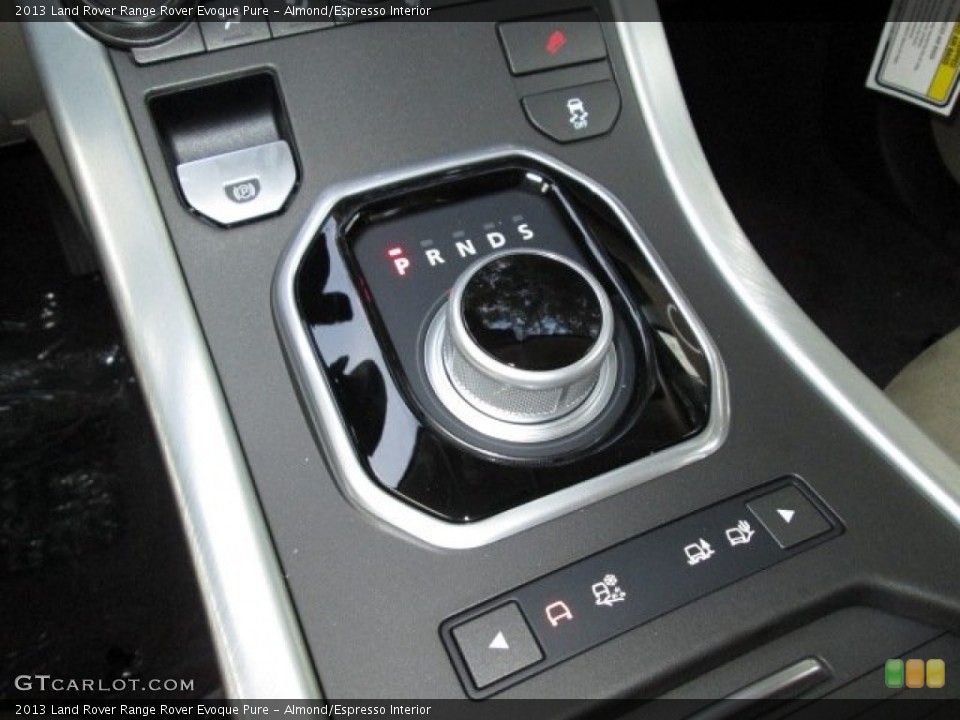 Almond/Espresso Interior Transmission for the 2013 Land Rover Range Rover Evoque Pure #88212679