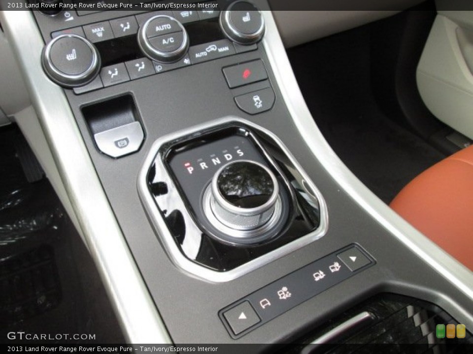 Tan/Ivory/Espresso Interior Transmission for the 2013 Land Rover Range Rover Evoque Pure #88213167