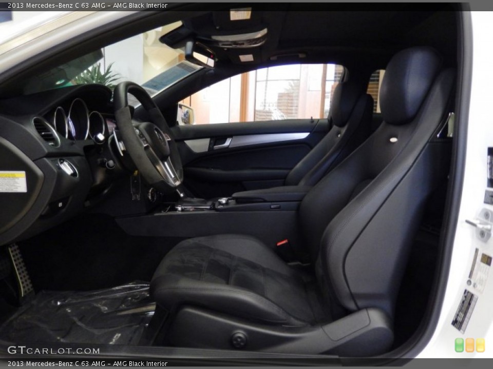 AMG Black Interior Front Seat for the 2013 Mercedes-Benz C 63 AMG #88214418