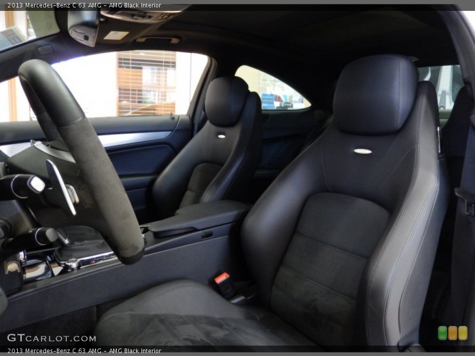 AMG Black Interior Front Seat for the 2013 Mercedes-Benz C 63 AMG #88214442