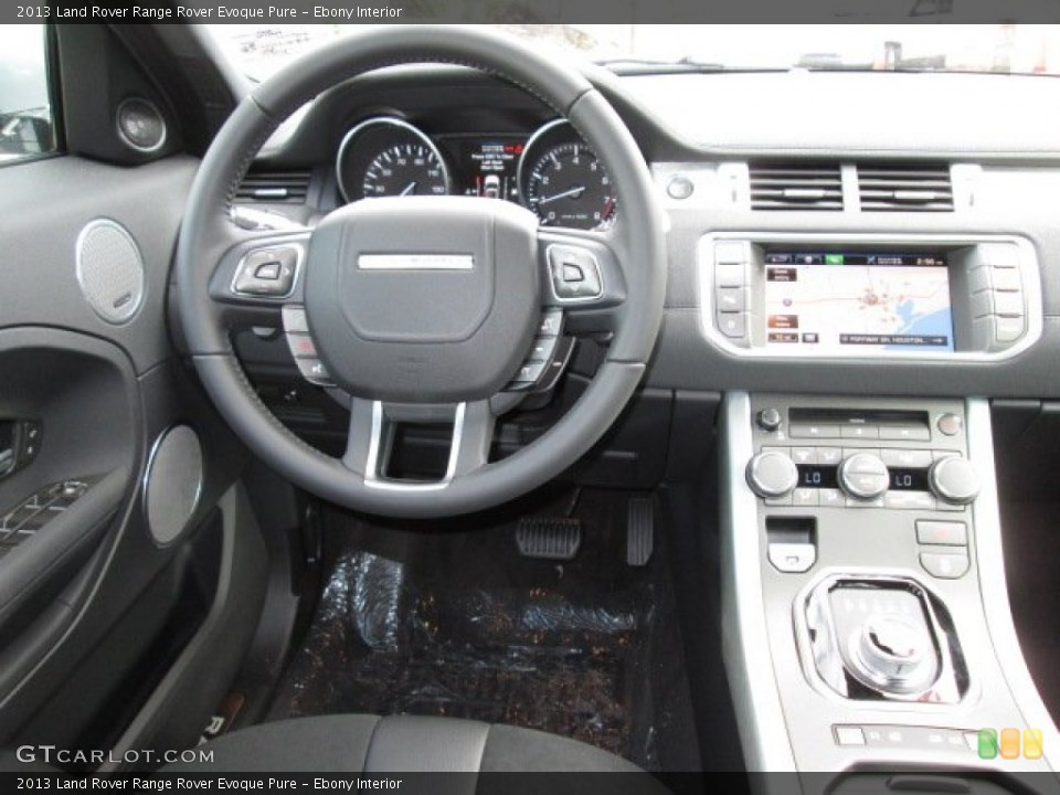 Ebony Interior Dashboard for the 2013 Land Rover Range Rover Evoque Pure #88214494