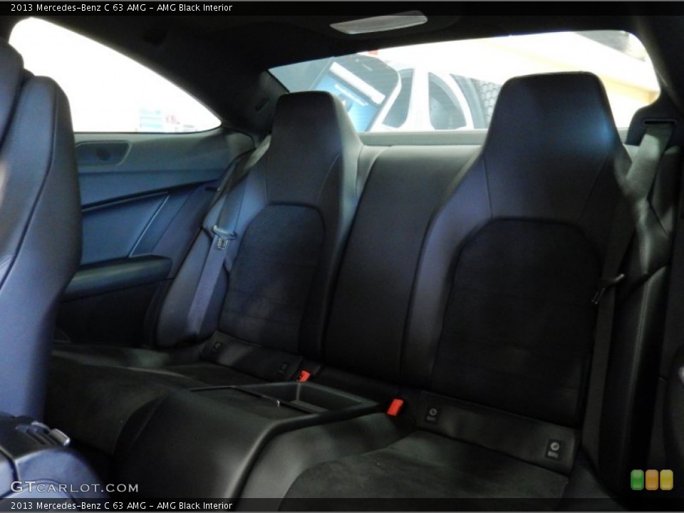AMG Black Interior Rear Seat for the 2013 Mercedes-Benz C 63 AMG #88214499