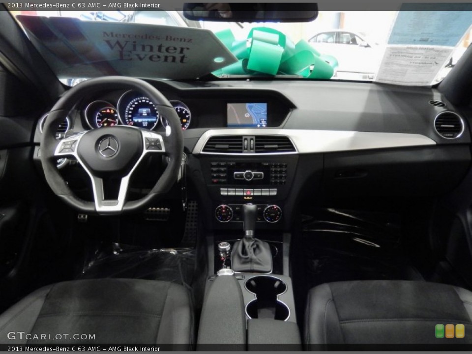 AMG Black Interior Dashboard for the 2013 Mercedes-Benz C 63 AMG #88214577