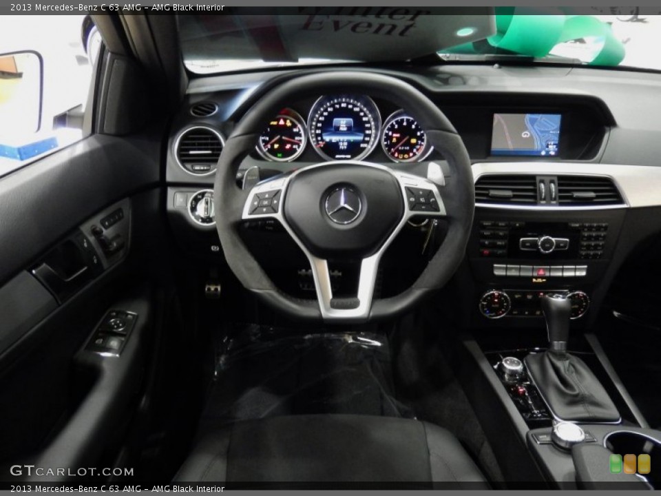AMG Black Interior Dashboard for the 2013 Mercedes-Benz C 63 AMG #88214601
