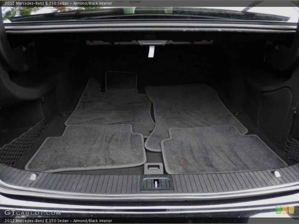 Almond/Black Interior Trunk for the 2012 Mercedes-Benz E 350 Sedan #88215594