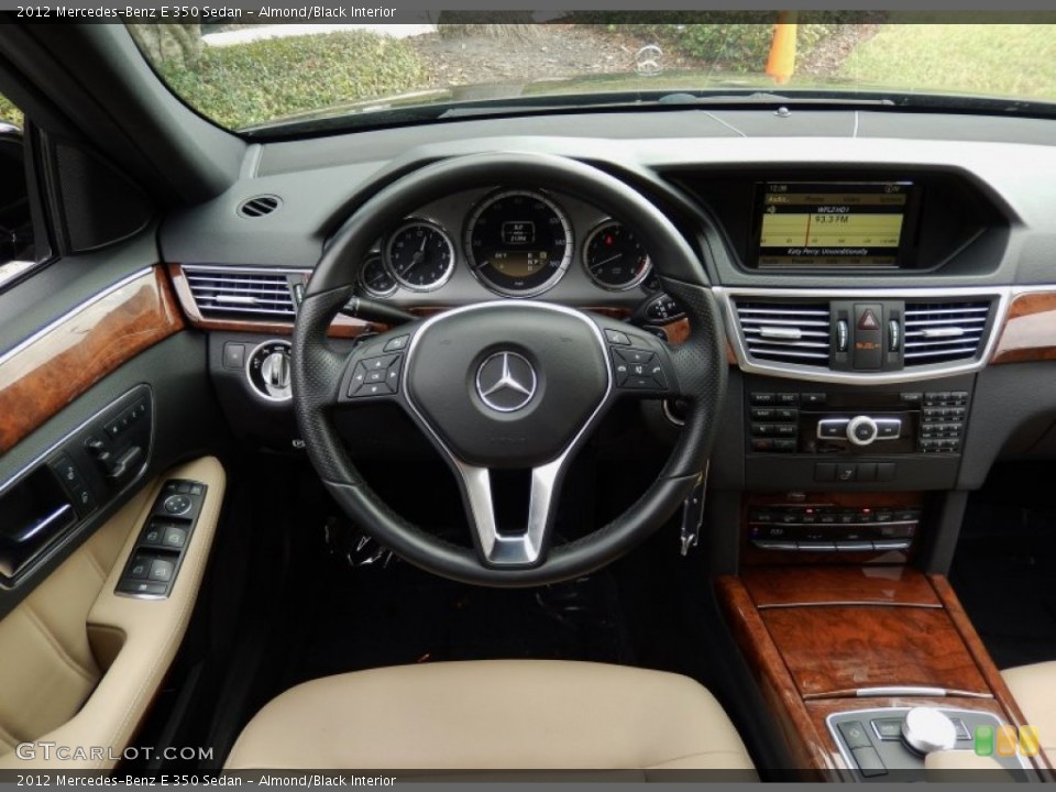 Almond/Black Interior Dashboard for the 2012 Mercedes-Benz E 350 Sedan #88215870