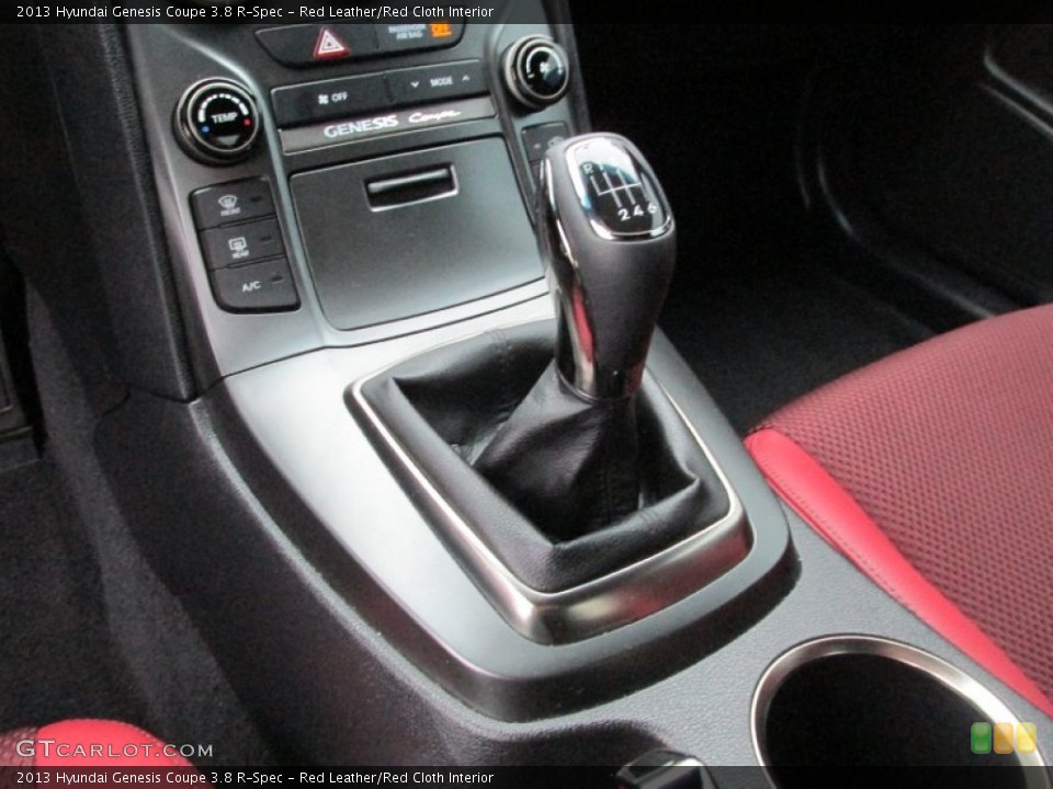 Red Leather/Red Cloth Interior Transmission for the 2013 Hyundai Genesis Coupe 3.8 R-Spec #88216431