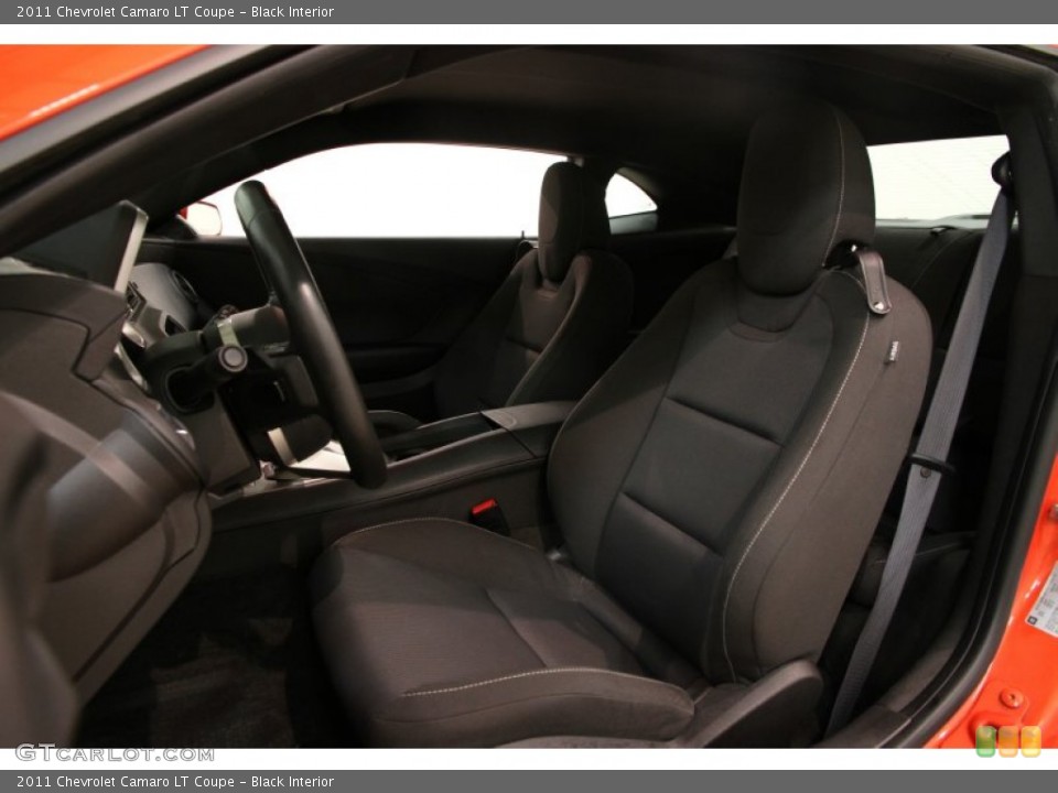 Black Interior Front Seat for the 2011 Chevrolet Camaro LT Coupe #88217271