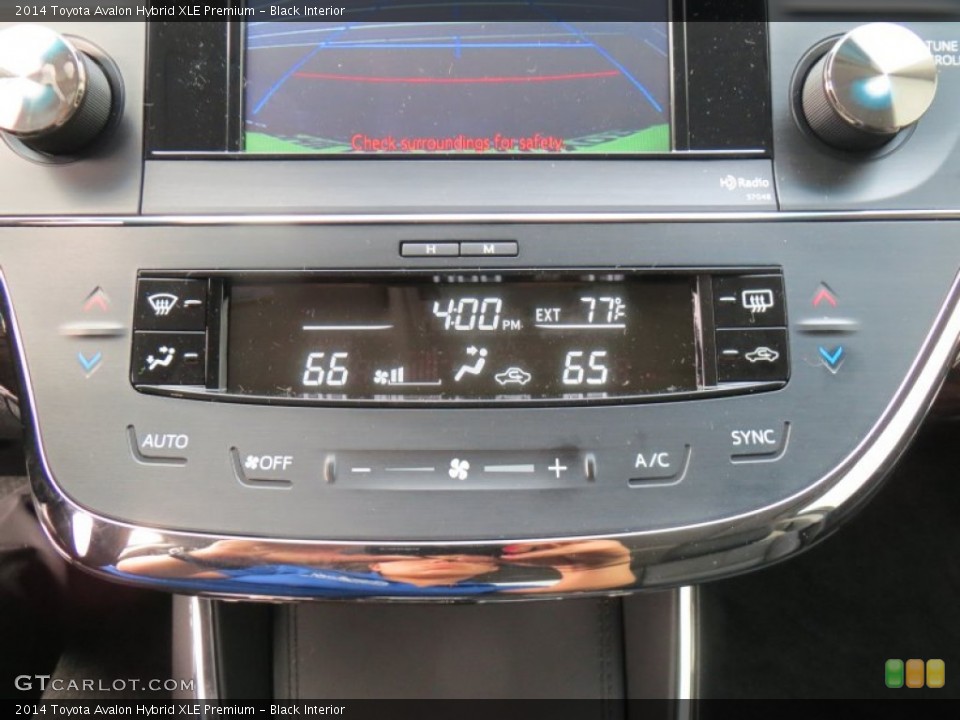 Black Interior Controls for the 2014 Toyota Avalon Hybrid XLE Premium #88219269