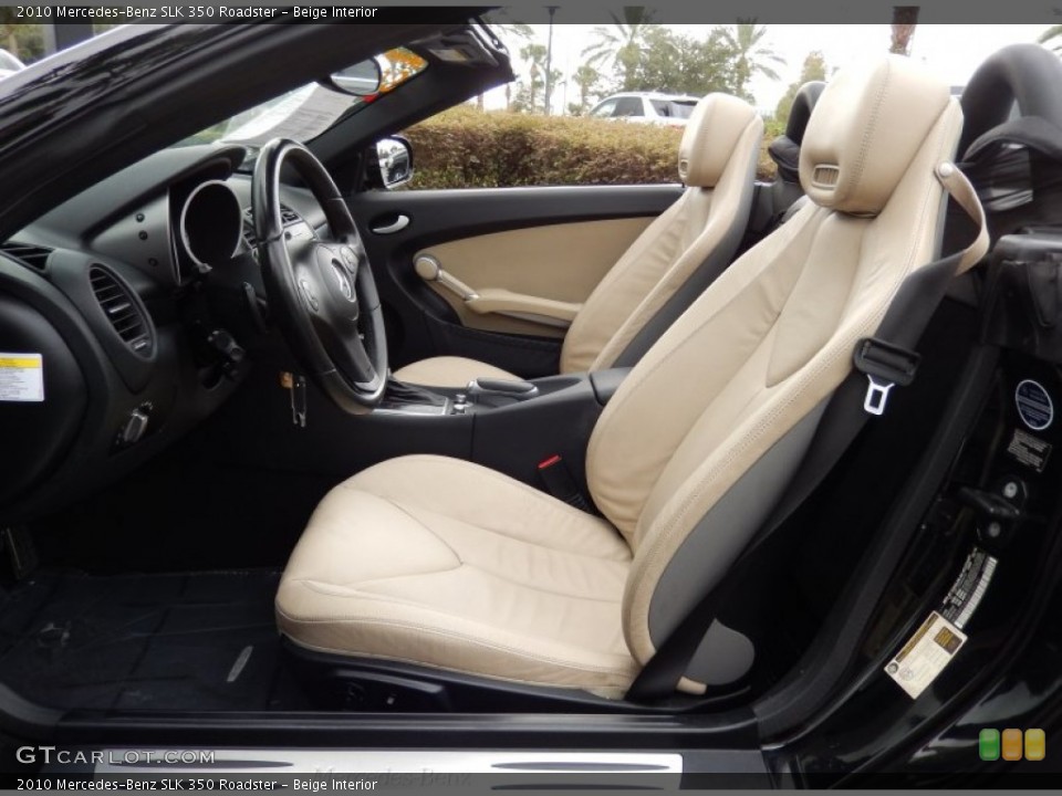 Beige Interior Front Seat for the 2010 Mercedes-Benz SLK 350 Roadster #88219341