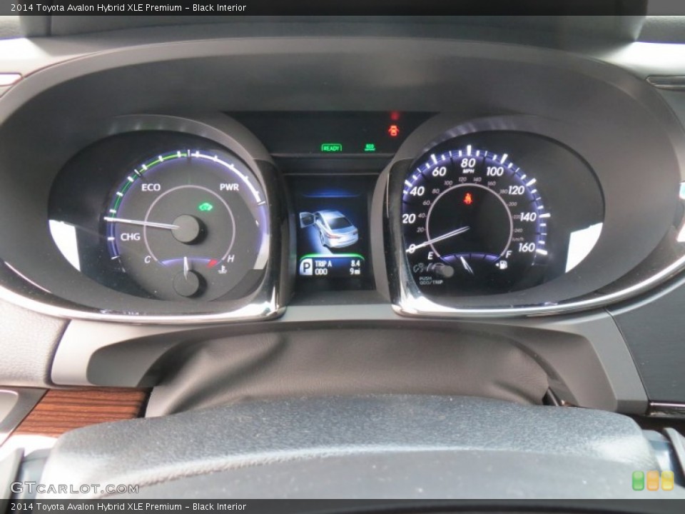 Black Interior Gauges for the 2014 Toyota Avalon Hybrid XLE Premium #88219347