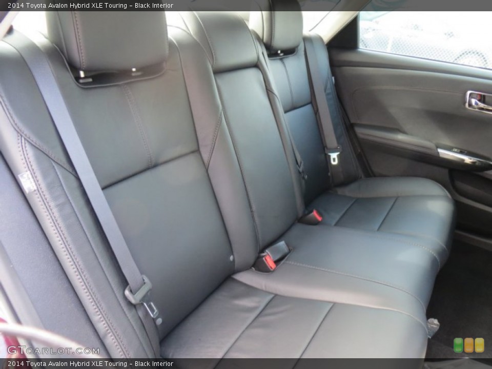 Black Interior Rear Seat for the 2014 Toyota Avalon Hybrid XLE Touring #88219965