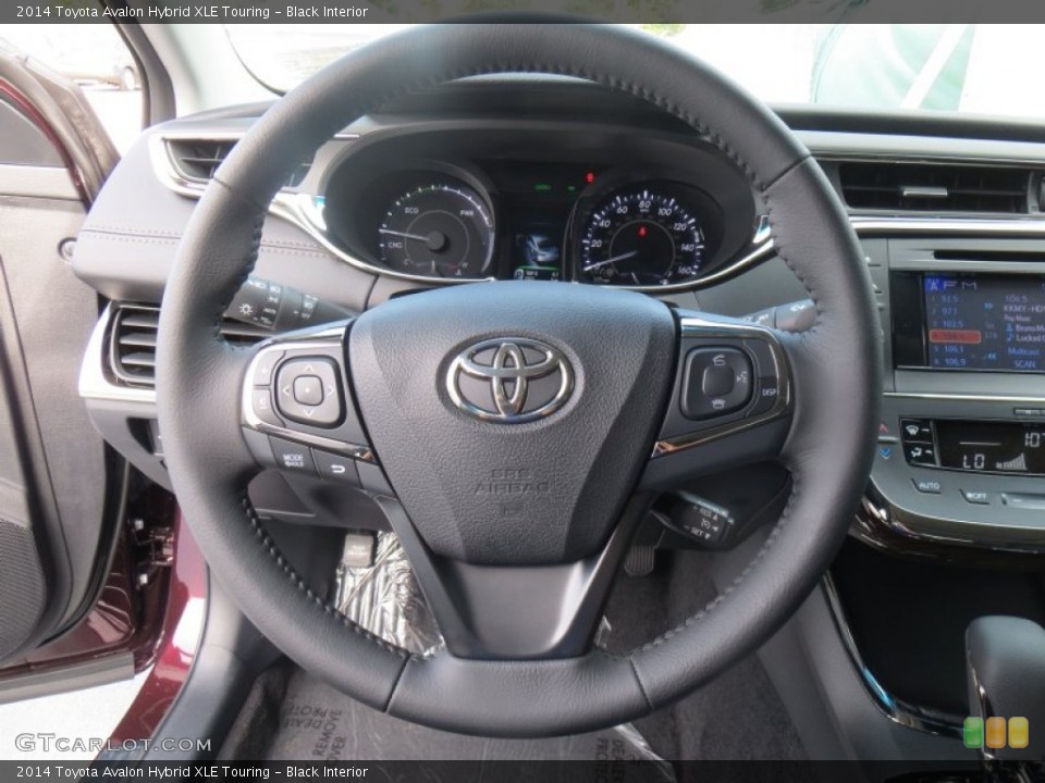 Black Interior Steering Wheel for the 2014 Toyota Avalon Hybrid XLE Touring #88220274