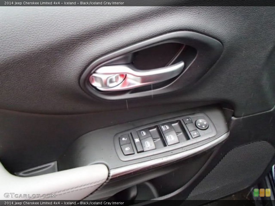 Iceland - Black/Iceland Gray Interior Controls for the 2014 Jeep Cherokee Limited 4x4 #88220511