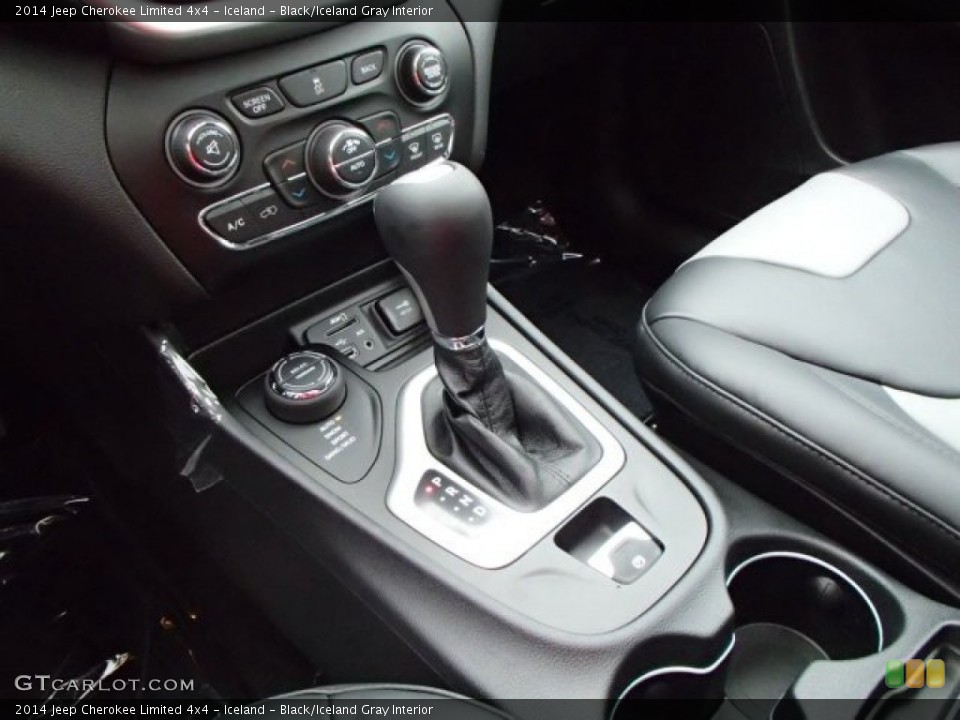 Iceland - Black/Iceland Gray Interior Transmission for the 2014 Jeep Cherokee Limited 4x4 #88220592