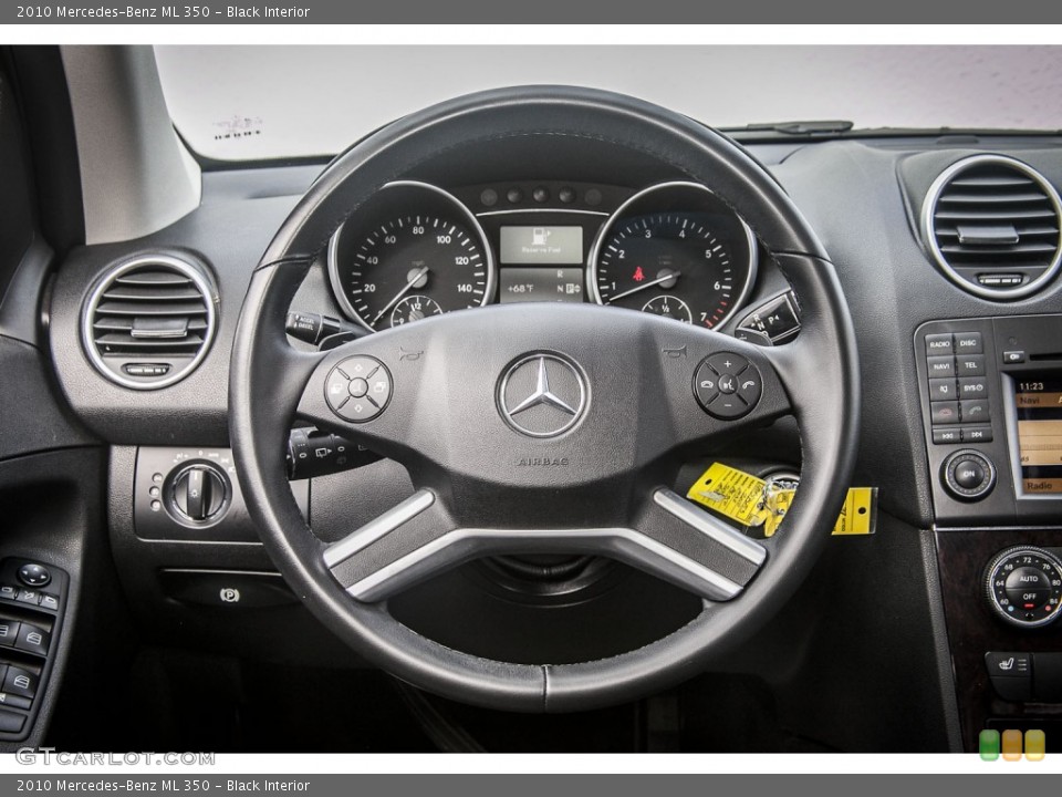 Black Interior Steering Wheel for the 2010 Mercedes-Benz ML 350 #88220964
