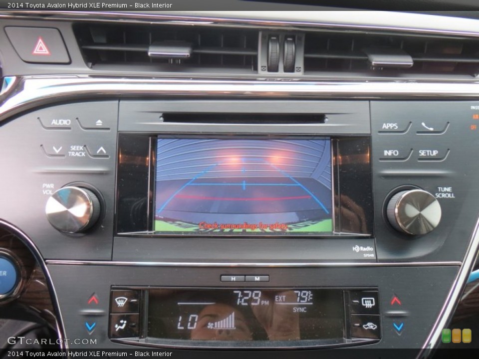 Black Interior Controls for the 2014 Toyota Avalon Hybrid XLE Premium #88221123