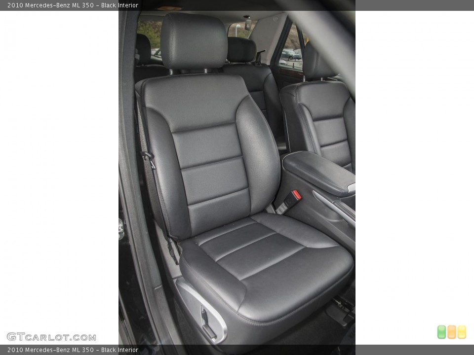 Black Interior Front Seat for the 2010 Mercedes-Benz ML 350 #88221393