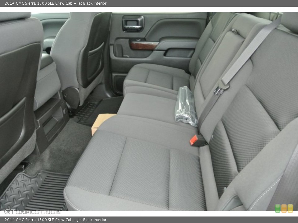 Jet Black Interior Rear Seat for the 2014 GMC Sierra 1500 SLE Crew Cab #88226424