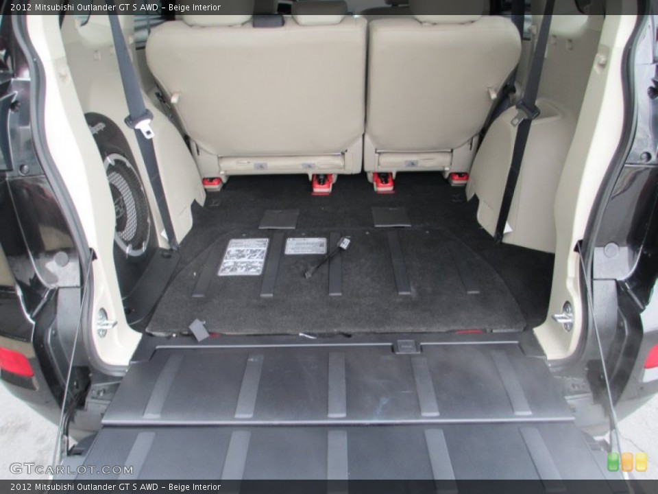 Beige Interior Trunk for the 2012 Mitsubishi Outlander GT S AWD #88226616