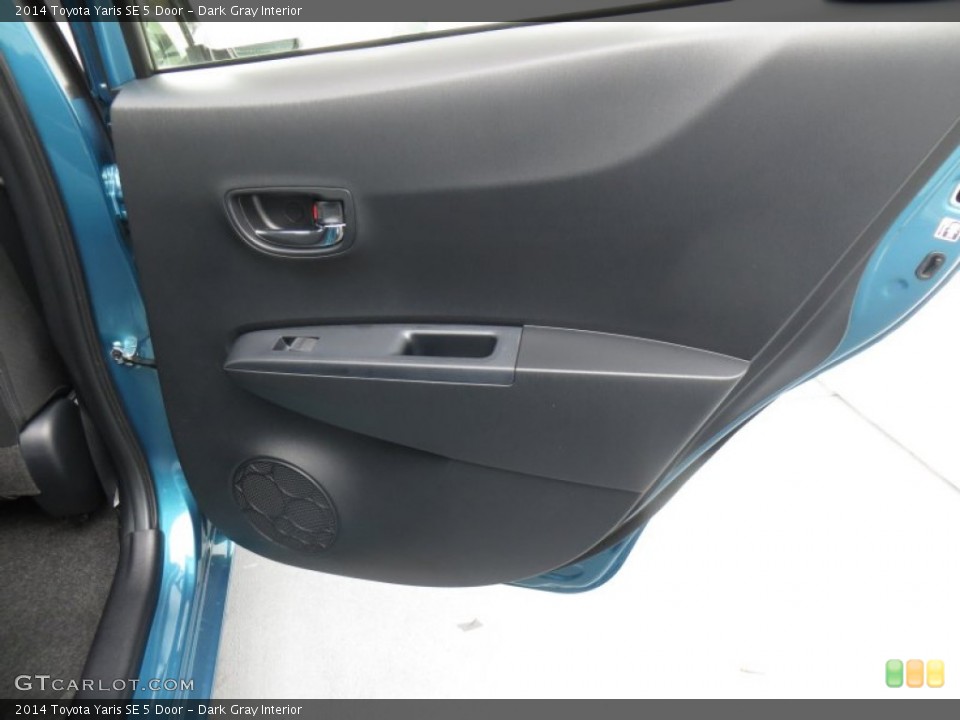 Dark Gray Interior Door Panel for the 2014 Toyota Yaris SE 5 Door #88227322