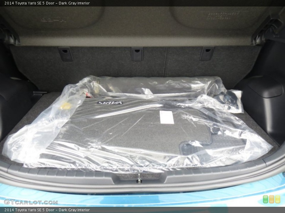 Dark Gray Interior Trunk for the 2014 Toyota Yaris SE 5 Door #88227348