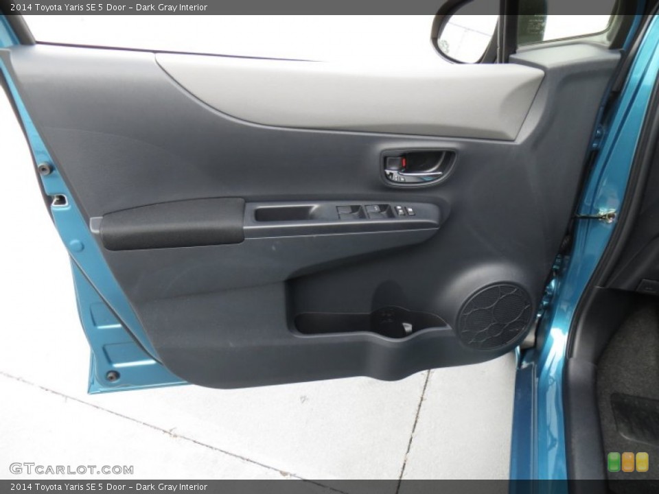 Dark Gray Interior Door Panel for the 2014 Toyota Yaris SE 5 Door #88227375