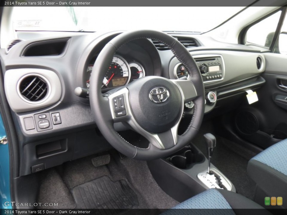 Dark Gray 2014 Toyota Yaris Interiors