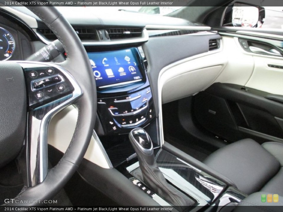 Platinum Jet Black/Light Wheat Opus Full Leather Interior Controls for the 2014 Cadillac XTS Vsport Platinum AWD #88229430