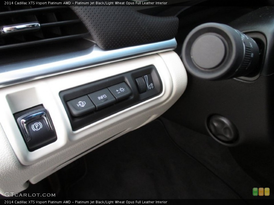 Platinum Jet Black/Light Wheat Opus Full Leather Interior Controls for the 2014 Cadillac XTS Vsport Platinum AWD #88229494
