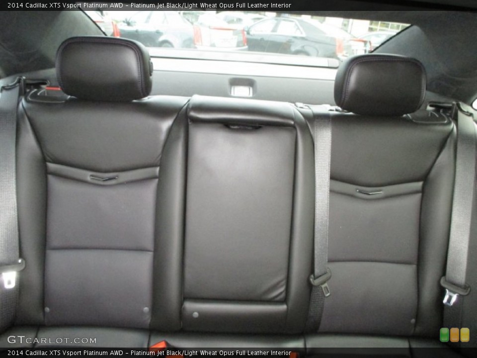 Platinum Jet Black/Light Wheat Opus Full Leather Interior Rear Seat for the 2014 Cadillac XTS Vsport Platinum AWD #88229601